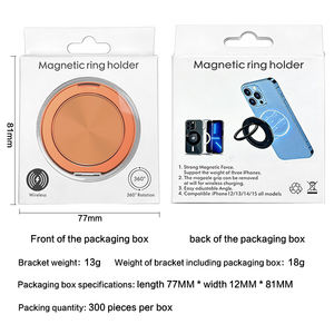 Support de téléphone sans fil d'alimentation de premier rang anneau magnétique support de téléphone portable <span class=keywords><strong>pour</strong></span> les produits de livraison directe de voiture - Product Image 6
