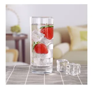 KDG marka Modern kullanımlık boş 300ml Highball cam bardak özel baskı süt su cam satışa