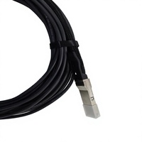 Câble de brassage DAC haute vitesse en cuivre 100G QSFP28 vers 4x25G SFP28 pour applications de réseau de serveurs d'interconnexion de centres de données, compatible PoE 5G