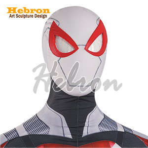 ชุดคอสเพลย์สไปเดอร์แมนสีขาวแบบกำหนดเองสำหรับ PS4 สำหรับผู้ใหญ่ สำหรับงานแสดงภาพยนตร์ ทีวี ฮาโลวีน - Product Image 5