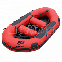 Bateau pneumatique rigide bleu en PVC 0,9 certifié CE à vendre