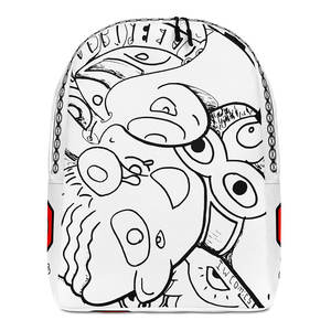 Cómics IW # Mochila Moderna Minimalista para PC, con Correa de Transporte Cómoda de Poliéster y Cierre de Cordón - Product Image 3