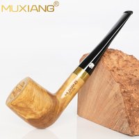 XIAOXIONG Vente en gros de pipes à tabac en bois d'olivier sans filtres anti-fumée