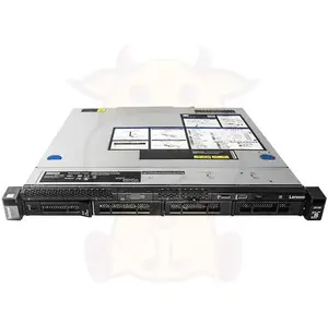 Alta calidad, precio bajo, Lenovo SR258 1U, servidor en rack, sistema informático, finanzas, oficina, servidor informático, discos duros originales de fábrica