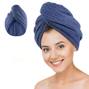 Best Eco-Friendly Caps for Multicolor Thick Quick Dry Microfiber Hair Towel <b>Wrap</b> - Product Image 2