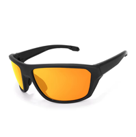 Lunettes de sport de plein air unisexes Jubao HB-529 polarisées, photochromiques, résistantes au vent, aux chocs et aux UV, semi-cerclées
