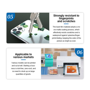 Sunshine C1 Mini Custom <strong>Portable</strong> <strong>Printer</strong> Machine Blank <strong>Photo</strong> Sticker Back Film Thermal Phone Skin Printing Machine for Y22 Plus - Product Image 4