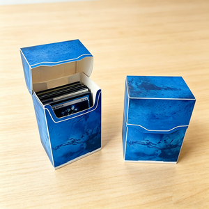 New Arrival Eco Friendly Custom Color <b>Acrylic</b> Trading Card <b>Storage</b> Box for Desk Organizer Case - Product Image 4