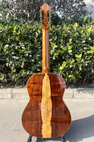 Guitare classique de concert haut de gamme, fabriquée à la main par un maître luthier, entièrement en bois massif, corps Santos, dessus en épicéa, modèle Chmaber.