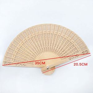 Custom Wooden Hand Fan with Engraved Name Vintage Folding Fan for Wedding & <b>Gifts</b> - Product Image 4