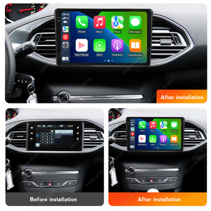 MEKEDE MS controllo vocale WIFI GPS BT auto-play automatico navigazione gps per <span class=keywords><strong>Peugeot</strong></span> <span class=keywords><strong>308</strong></span> <span class=keywords><strong>2013</strong></span> - 2017 ventola di raffreddamento - Product Image 2