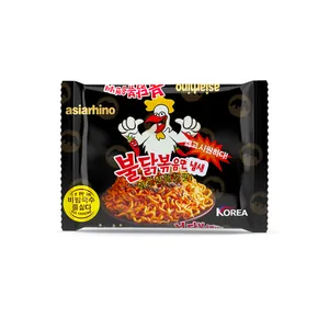 批发健康素食拉面韩国方便面贴牌散装自有品牌方便面素食热鸡2xspicy拉面