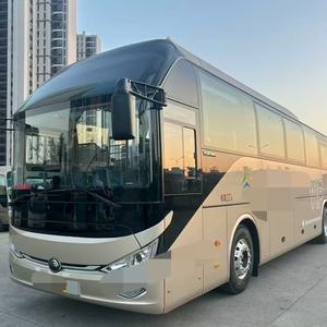 Autobús Usado Yutong 6127 de 37 Asientos, Diésel, en Venta, Motor Potente, Color Blanco y Azul, en Buenas Condiciones - Product Image 4