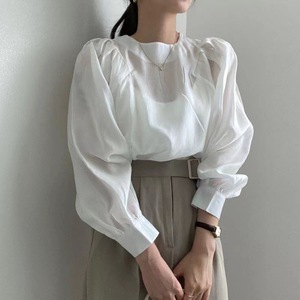 Baju Wanita Grosir Butik Musim Panas 2026 Gaya Kasual Prancis Sederhana Kerah Bulat Lengan Lonceng Temperamen Serbaguna - Product Image 5