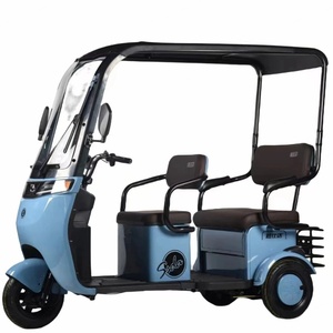 Factory Price 500W 3 Wheel <b>Passenger</b> Motorized Electric Tricycle with Roof EEC Certified - Product Image 1