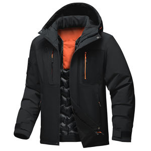 Chaqueta Térmica con Capucha para Hombre, de Invierno, Resistente al Viento, Impermeable, Acolchada, para Clima Frío - Product Image 6