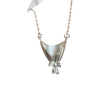 Nouveau collier créatif miniature pour arrangements floraux, pendentif bouquet tendance, accessoires de luxe légers