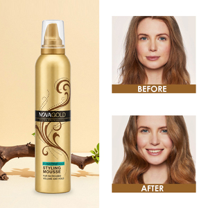 <span class=keywords><strong>Mousse</strong></span> <span class=keywords><strong>coiffante</strong></span> Gold Super Firm Hold - <span class=keywords><strong>Mousse</strong></span> capillaire professionnelle pour volume et tenue pour tous types de cheveux - Product Image 6