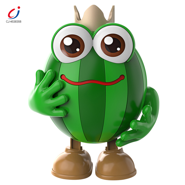 Chengji Glowing Dancing Singing Toy Cartoon Watermelon Talk Recording Robot Baby Educational and Interactive Toys for Children