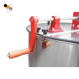 Équipement Apicole <span class=keywords><strong>Extracteur</strong></span> de <span class=keywords><strong>Miel</strong></span> Centrifugeuse Manuelle <span class=keywords><strong>à</strong></span> 6 Cadres en Acier Inoxydable pour la Vente - Product Image 2