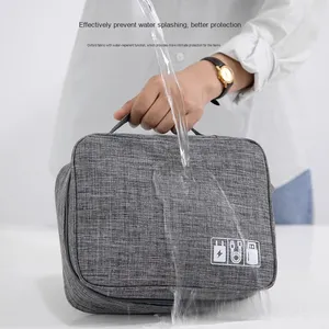 Organizador de viaje Bolsa de almacenamiento digital para cámara <span class=keywords><strong>Video</strong></span> Accesorios electrónicos Cable DE DATOS Cargador Banco de energía Compatibilidad - Product Image 4