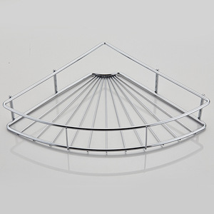 Étagère de salle de bain triangulaire en acier inoxydable Saint Ruijia, 1 niveau, fixation murale sans perçage, support de rangement pour douche - Product Image 2