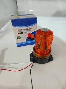 Lampu Peringatan LED Amber 12-110V dengan Basis Magnetik & Tetap, Lampu Strobo Beacon untuk Truk, Forklift, Mesin Konstruksi 7 - Product Image 2