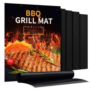 Tapete antiaderente reutilizável para churrasqueira, forro de forno para churrasqueira, venda no atacado - Product Image 1