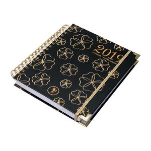 Carnet de notes en carton avec couverture rigide, logo personnalisé imprimé en feuille d'or, reliure parfaite, papier offset - Product Image 4