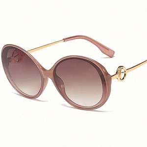 Gafas de Sol Ovaladas Vintage de Moda 2020 con Logotipo Personalizado, Gafas de Sol de Ojo de Gato Rojas UV400 para Mujer - Product Image 4