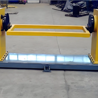 Plateforme de retournement servo à axe unique pour cadre de tête et de queue, table rotative, équipement auxiliaire de soudage robotisé