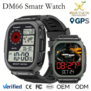 นาฬิกาสมาร์ทวอทช์ GPS รุ่น DM66 จอ AMOLED แผนที่ออฟไลน์ กันน้ำ 5ATM แบตเตอรี่ 850mAh พร้อมมาตรวัดความสูง บารอมิเตอร์ GPS หลายดาวเทียม รับผลิตแบบ OEM ODM - Product Image 1