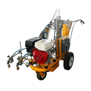 Machine de marquage routier automatique GUANGAN à poussée manuelle, peinture à froid, moteur essence 9HP, construction en aluminium – Meilleures ventes - Product Image 2