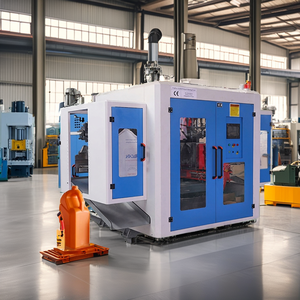 Machine de soufflage automatique pour bouteilles et bidons en <span class=keywords><strong>plastique</strong></span> HDPE PET PP PE de 5L, 10L, 20L, <span class=keywords><strong>50L</strong></span>, haute rigidité - Product Image 1