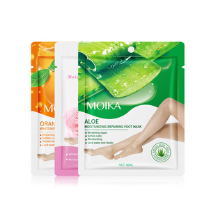 โมอิก้า มอยส์เจอร์ไรซิ่ง รีแพร์ริ่ง ฟุต มาส์ก 40 มล. อโลเวร่า สำหรับเท้าแห้งแตก - Product Image 4