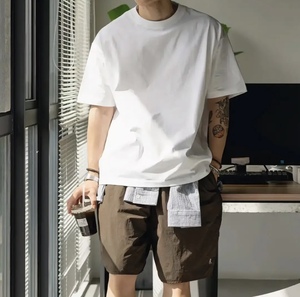 เสื้อยืดแขนสั้นผู้ชายทรงหลวมพิเศษ ไซส์ใหญ่ ผ้าคอตตอน 100% หนัก 300gsm ทรงบ็อกซี่ ทนทาน ไม่เป็นขุย พิมพ์ลายซิลค์สกรีน - Product Image 3