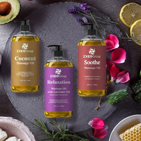 Huile de massage corporel de haute qualité en gros, marque privée, huile de massage anti-cellulite à base de plantes pour spa familial