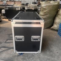 Flight case en contreplaqué d'aluminium personnalisé, rack d'amplificateur de scène DJ, flight cases, flight case pour projecteur mobile pour spectacles