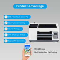 Nueva Impresora UV Multifuncional A3 2 en 1 con Cortador para Parches de TPU, Logotipos, Impresión UV DTF para Camisetas y Fundas de Teléfono