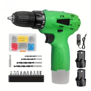 Perceuse-visseuse sans fil 12V à vitesse unique, moteur sans balais, mandrin sans clé, pour outils électriques DIY, entrepôt local US CD-12A-2 12 Cordless - Product Image 1