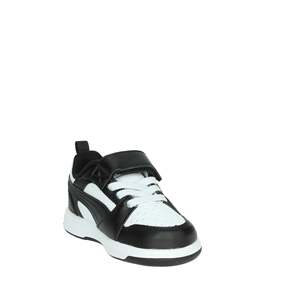 <span class=keywords><strong>Puma</strong></span> Kids Court Sneakers Noir Blanc 21 Chaussures Chunky Amorties Toutes Saisons Tige Synthétique Semelle Extérieure en Caoutchouc - Product Image 5