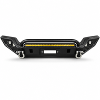 Pare-chocs avant avec barre lumineuse LED et attaches en D pour Tacoma 2016-2023, barre de protection en acier pour pick-up, accessoires 4x4