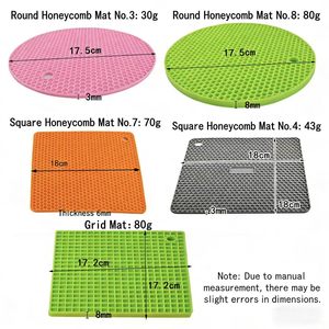 Sous-verres en silicone pour voiture, carrés et circulaires, de Source Factory Insulation and Heat Insulation Kitchen Products - Product Image 4