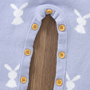 新到米米雄针织复活节兔子新生儿棉婴儿连衫裤衣服开衫婴儿毛衣衣服 - Product Image 6