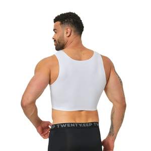 FTM Bindemittel verstecken Gynäkomastie Moob Kompression Tank Top Brust Binder Herren BH - Product Image 6
