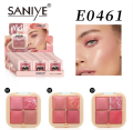 Palette de fard à joues Saniye Matte E046, maquillage pour le visage à haute pigmentation, taille standard - Product Image 3