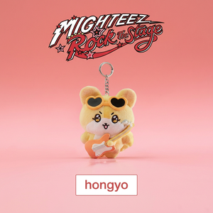 [100% Official KOREA MIGHTEEZ Line <b>Friends</b> Rock Stage Plush Plastic Keyring Rockstar Photocard Kpop Music Collectible All Ages - Product Image 1