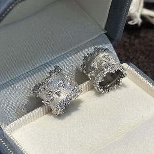 S925 Pure Silver Palace Style Road Pendant with Inlay Zircon <b>Simple</b> and Fashionable Medieval Vintage French Design Trendy - Product Image 5