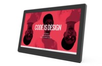 Pemutar iklan Digital untuk belanja Tablet, dudukan dinding 15.6 inci Android PC layar sentuh WiFi komersial iklan cerdas