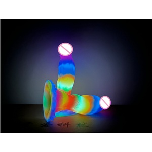 2022 YOCY Top Selling Colorful Liquid Silicone <b>Dildo</b> Highly Life-Like Sex Toys Realistic Penis <b>Dildo</b> for Adult Couple - Product Image 6